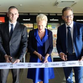Port Durres Duty Free Store ribbon cutting