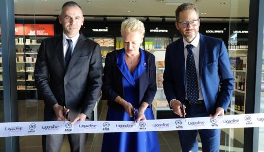 Port Durres Duty Free Store ribbon cutting